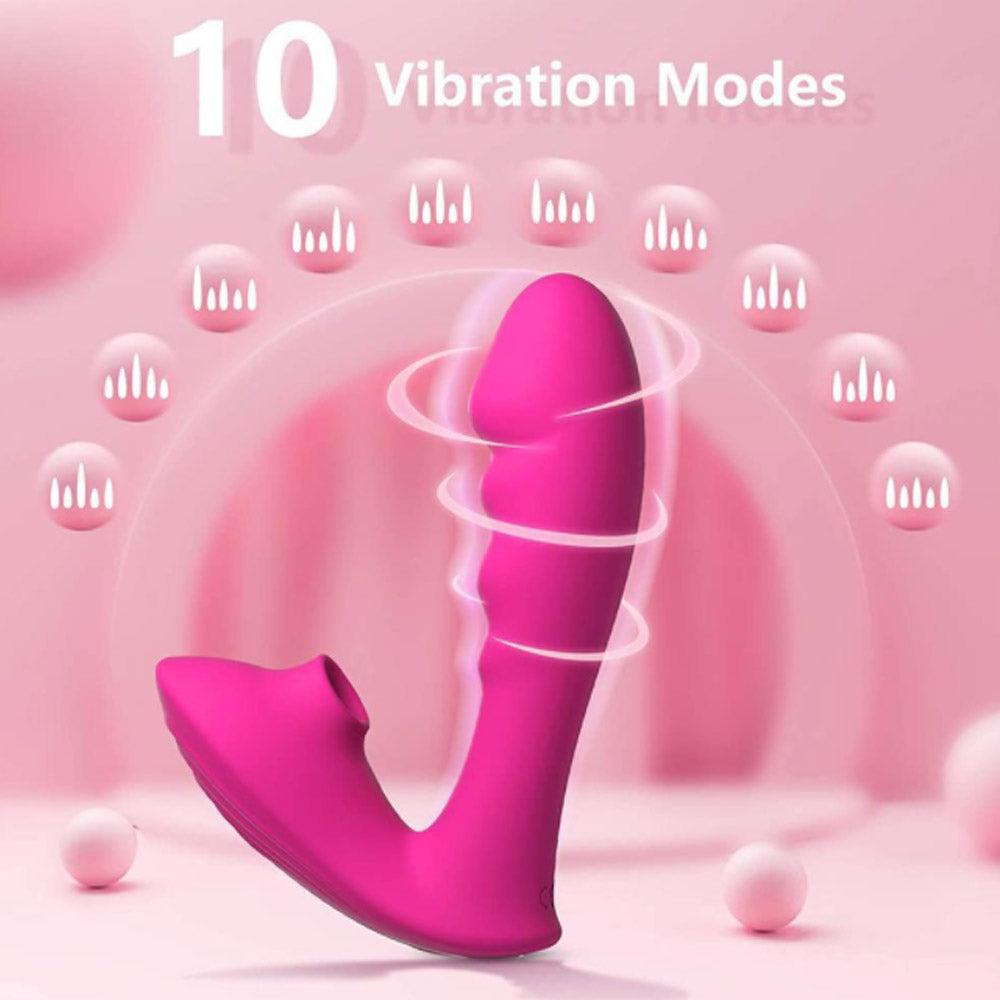 Vibrator Massager with 10 Frequency Vibration KLM-ZDB048