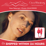 Rose Telescopic Vibrator (KLM-CR005)