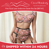 Romantic Wear (R81141) Two-piece Pink Lace Leg Garter Belt