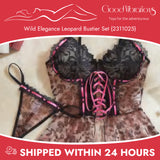 Wild Elegance Leopard Bustier Set (2311025)