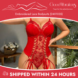 Romantic Wear (2401035) Red Lace Body Corset