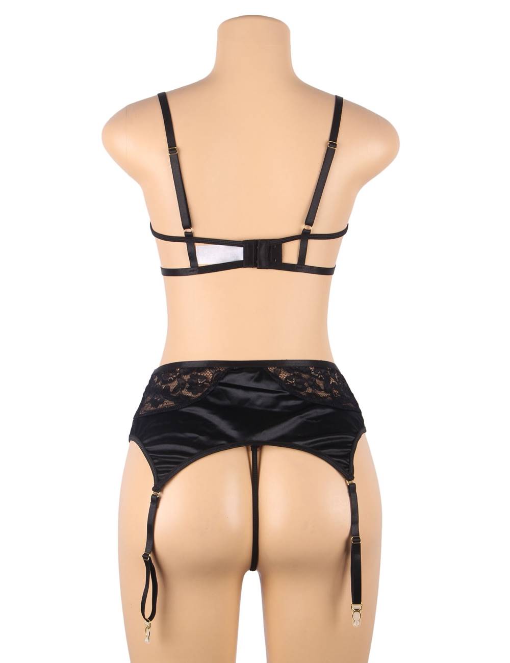 Romantic Wear (R81035-1) Delicate Lace Leg Garter Belt Set