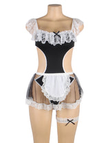 Black Sexy Lace Maid Costume (R81194)